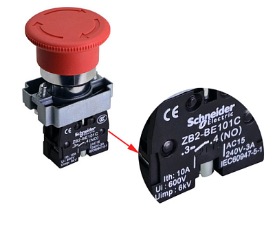 ������ ������ "����" (21650026) XB2BS542C 1NO