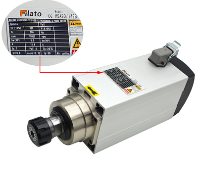 �����-�������� HSA90/142B 6.0KW 380V ER32 RPM:18000 Hz:300 (20111215)