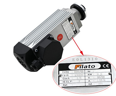 ���������������� ������������ ���� ������ (0.5KW/220/380V/200HZ) HSE55/92BR (20210020) ��� FL